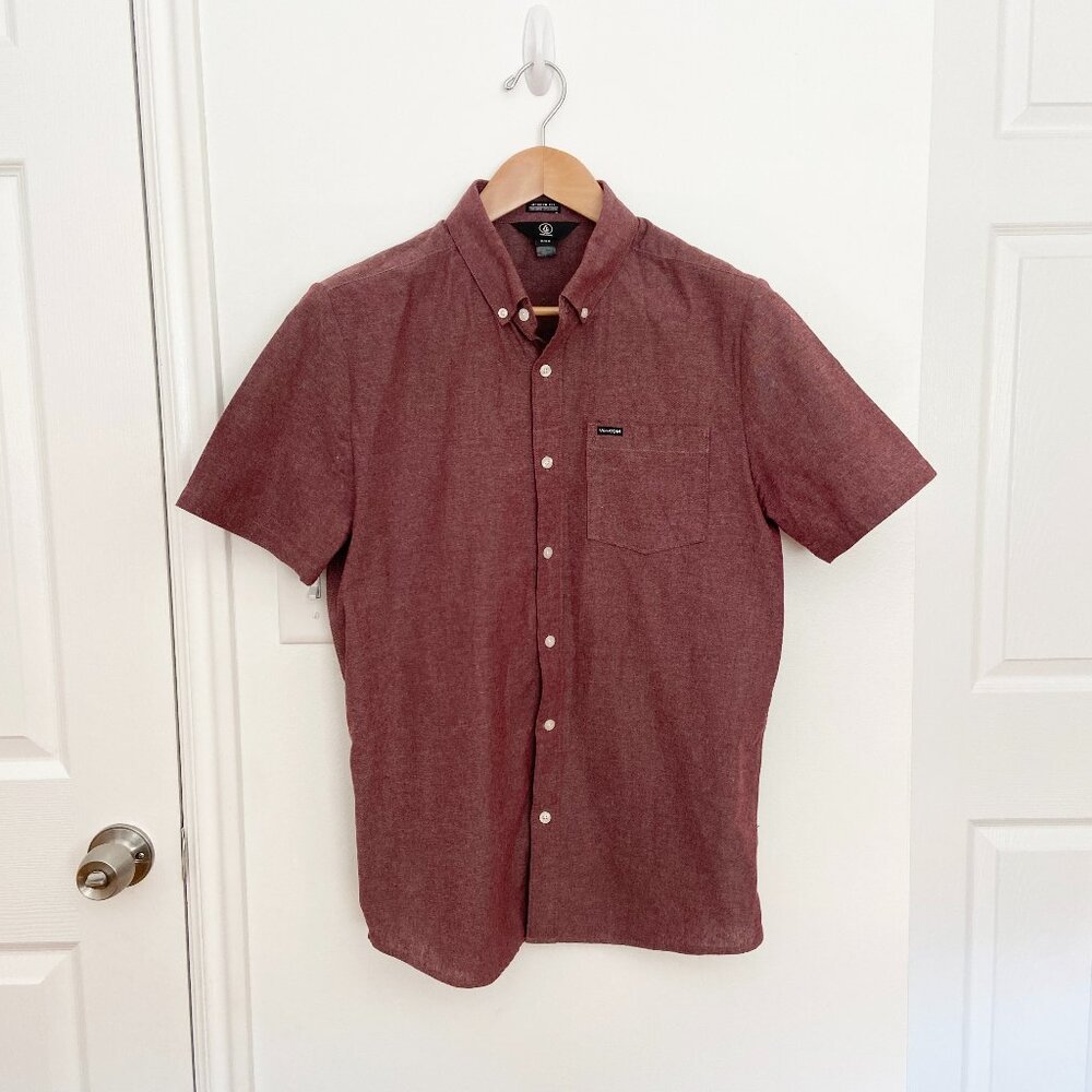 VOLCOM | Men's Button Down Short-Sleeve Shirt